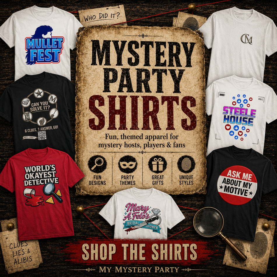 Murder Mystery Party Shirts