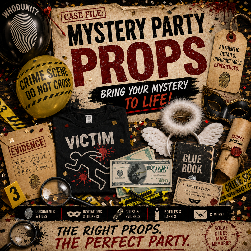 Mystery Party Props