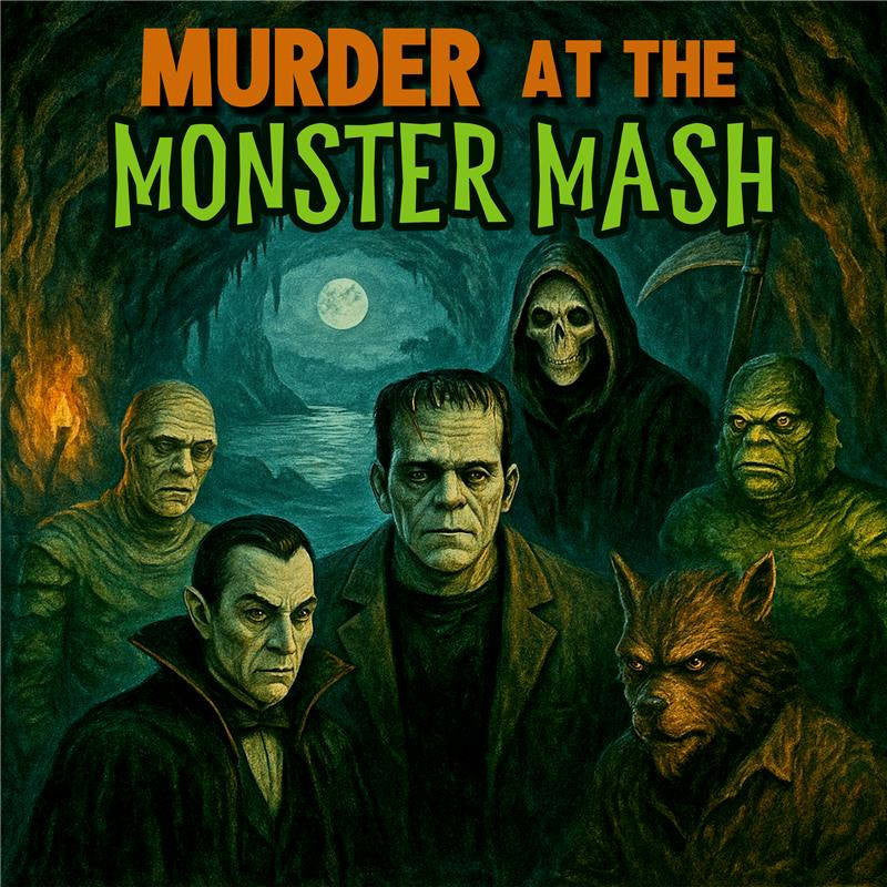 Monster murder mystery party boxed set
