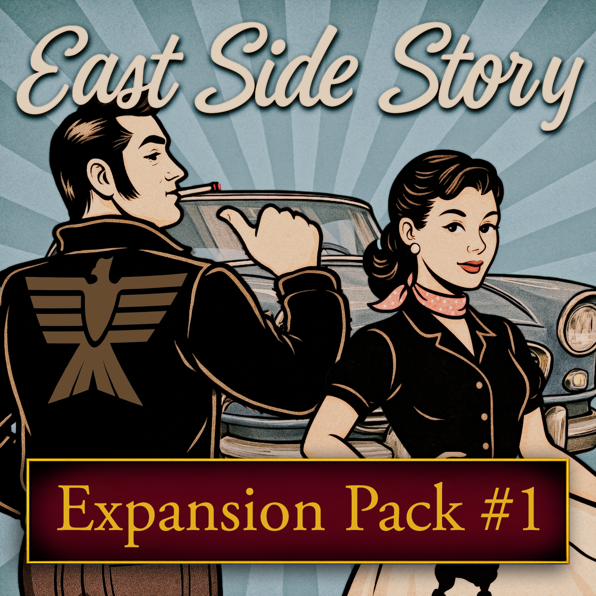 East Side Story 50's murder mystery party expansion pack one.