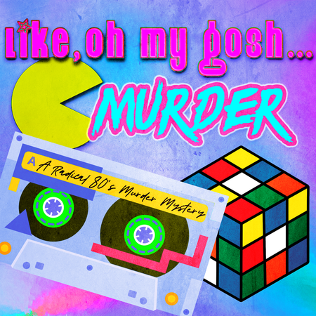 Eighties murder mystery party game by My Mystery Party.