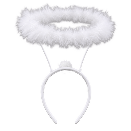 Victim\'s halo for murder mystery party games.