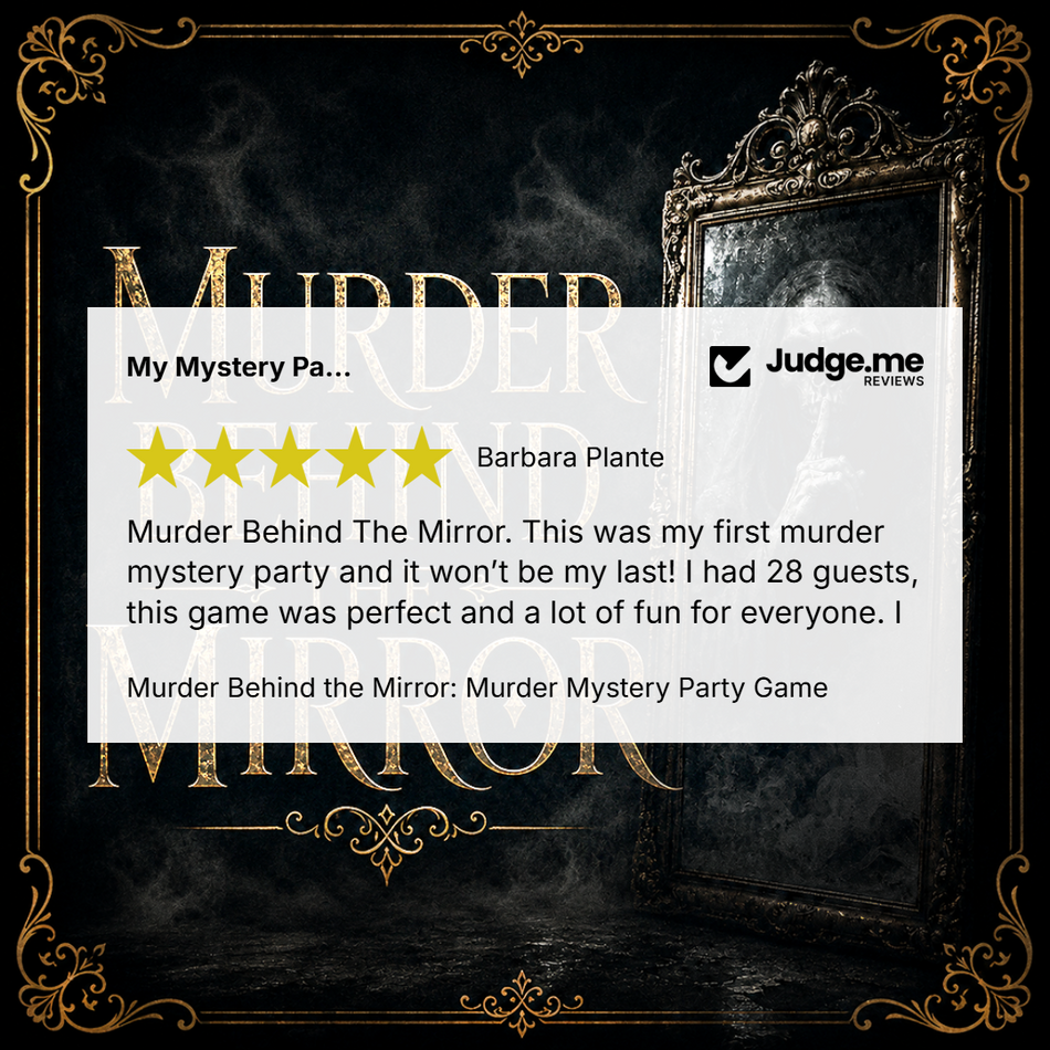 A review for Murder Behind the Mirror
