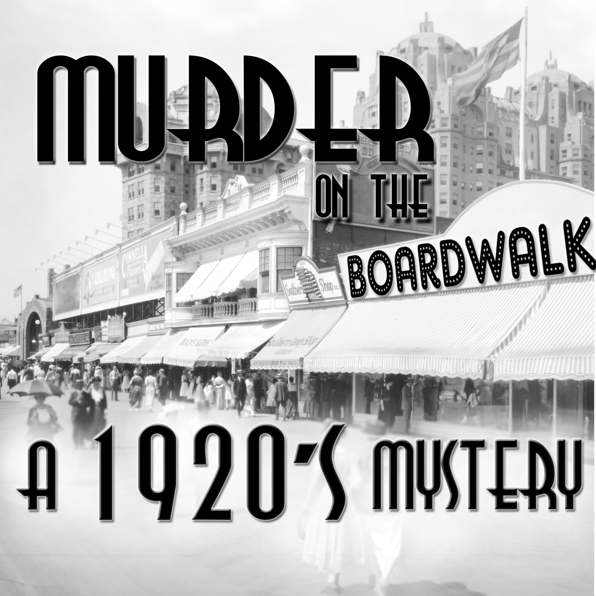 Boardwalk 20\'s murder mystery party game by My Mystery Party.