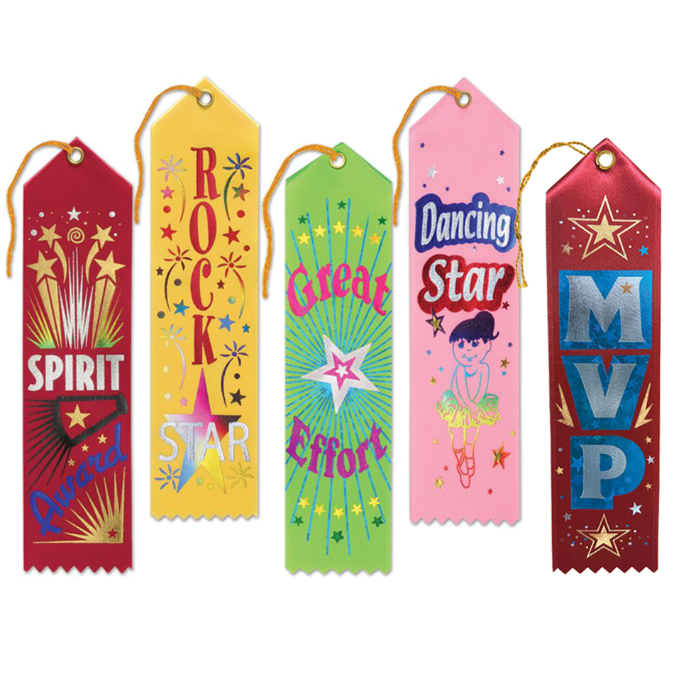 Murder mystery bonus game ribbons