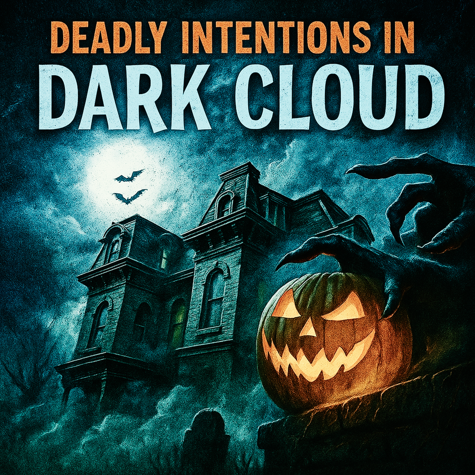 Halloween Homicide in the town of Dark Cloud murder mystery party game
