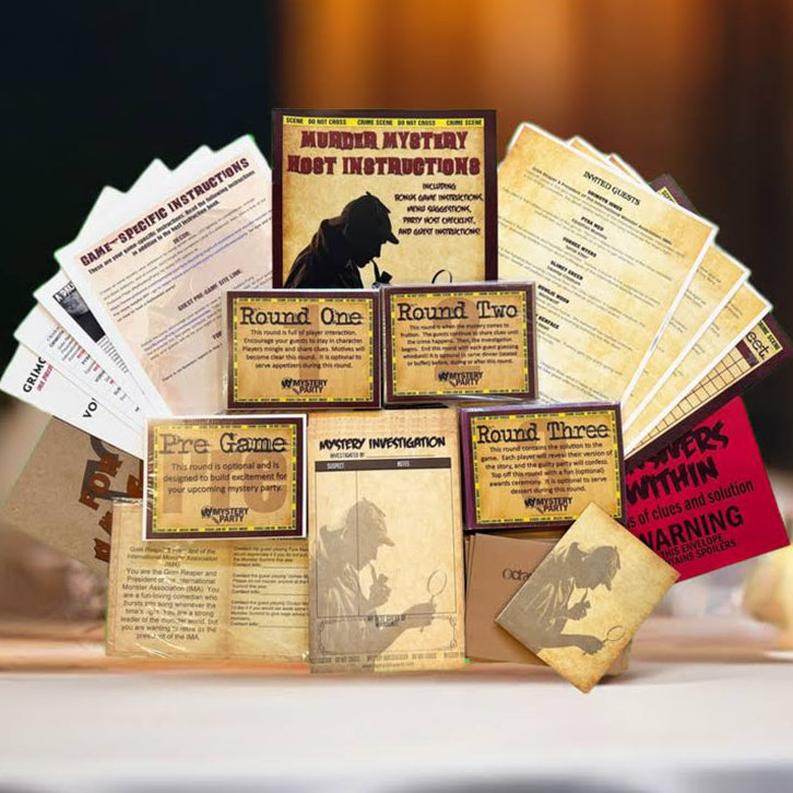 Bloodwood Masquerade Ball: Murder Mystery Party Game | Boxed Kit