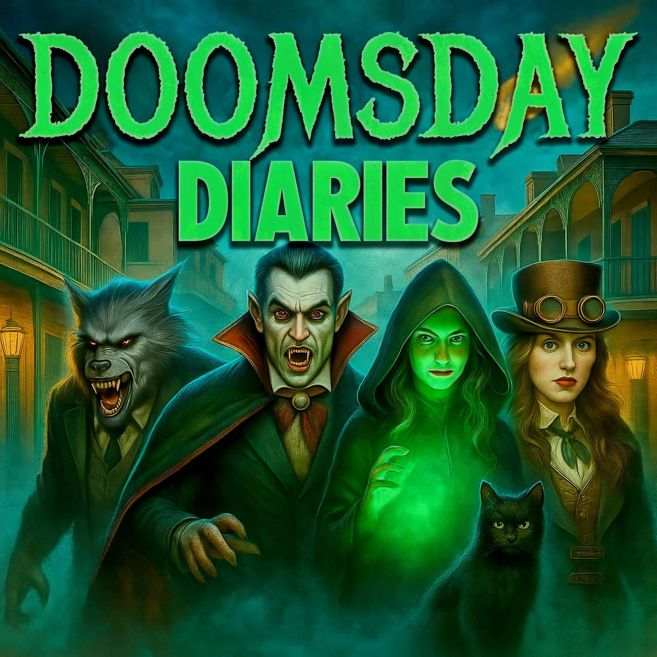 Doomsday Diaries - a boxed set murder mystery party for werewolves, vampires, sorcerers.