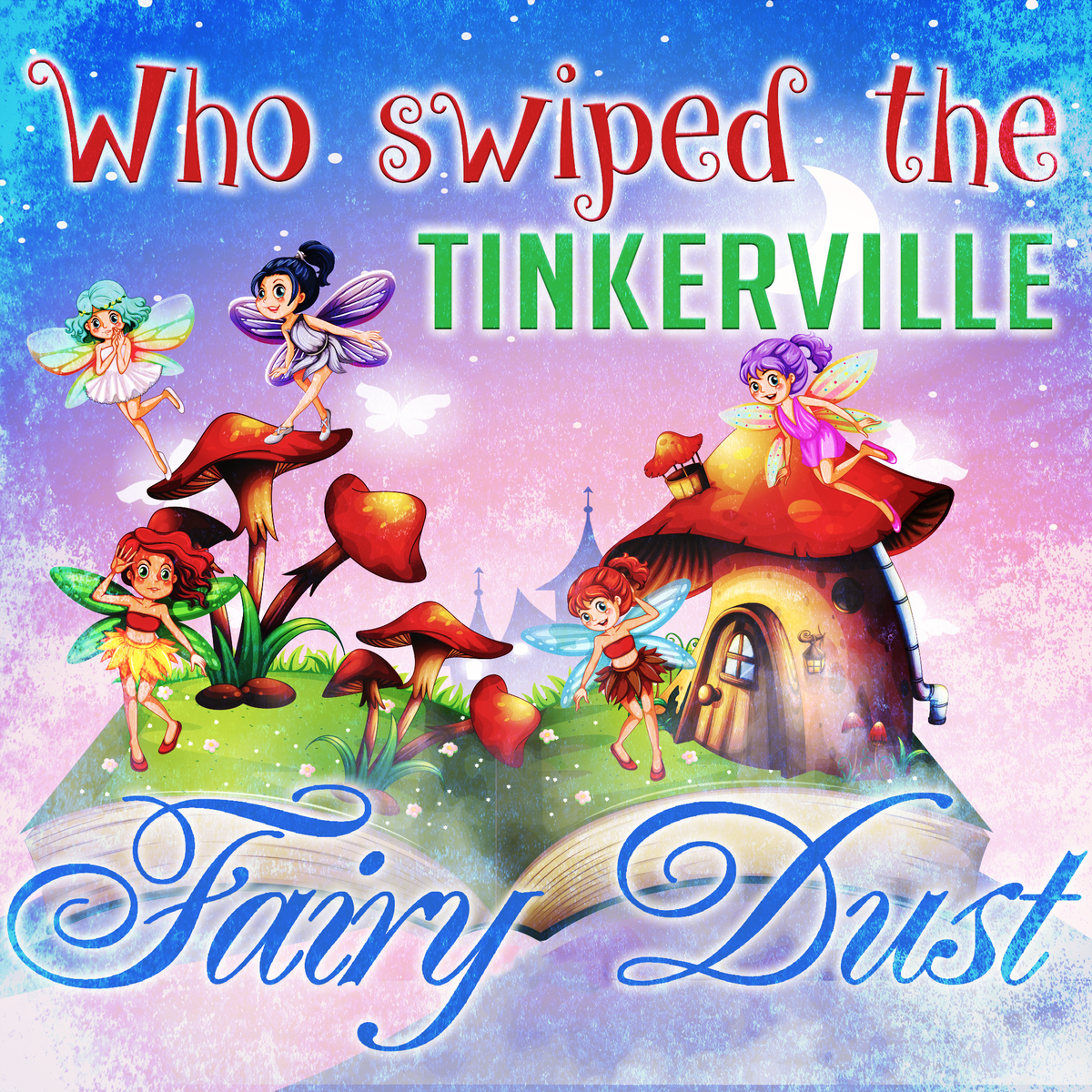Fairy mystery party game for kids. 