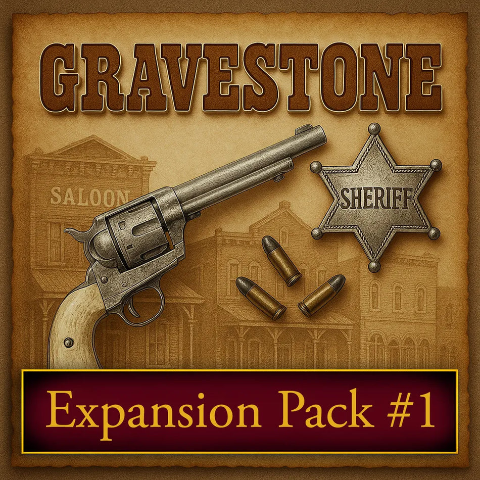 Gravestone: Wild West Murder Mystery Party Expansion Pack 1