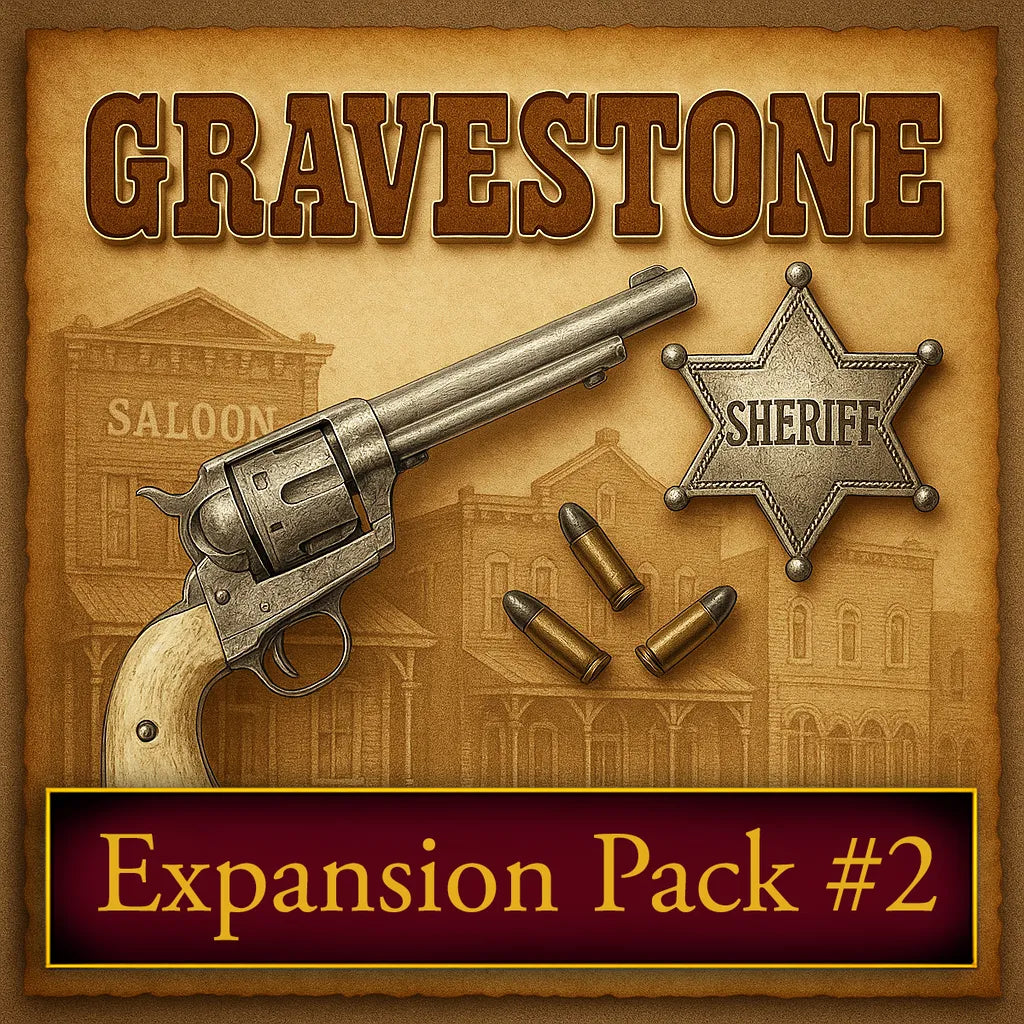 Gravestone Wild West mystery party expansion pack two.