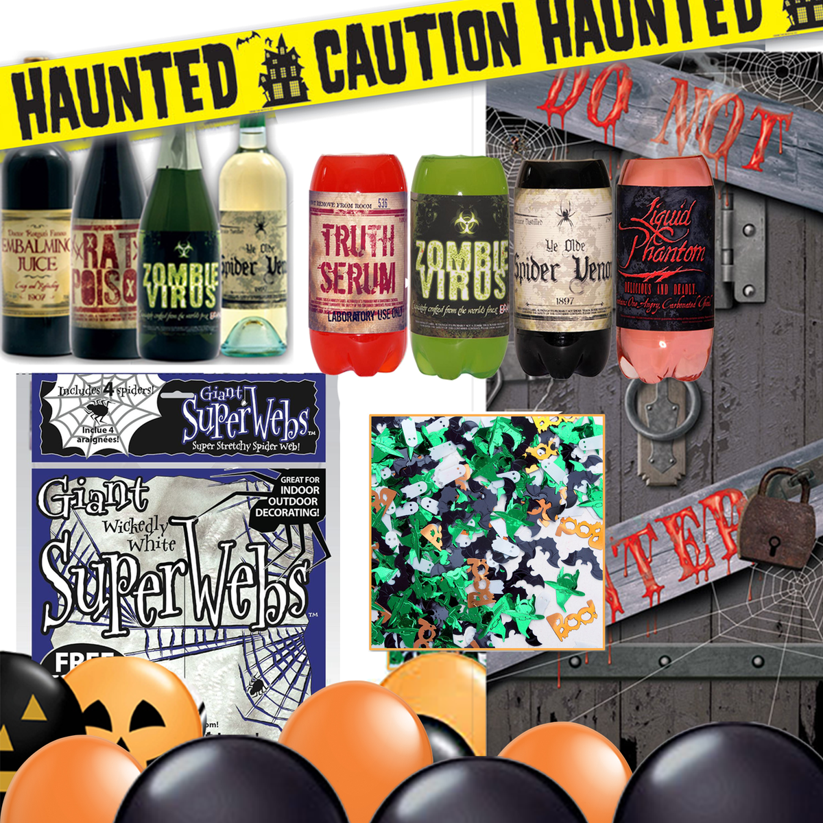 Halloween Decor Kit for the perfect party decorations.