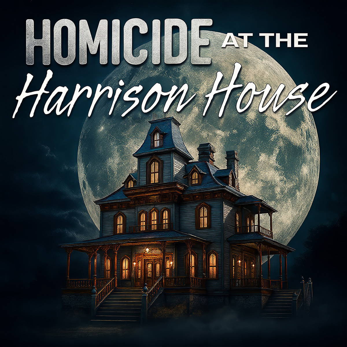 Homicide at the Harrison House murder mystery party game