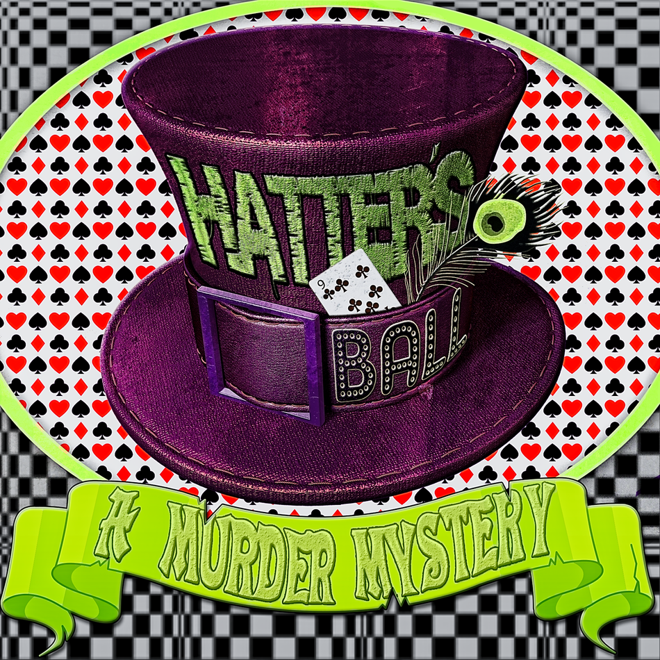 Hatter\'s Ball murder mystery party game boxed set version