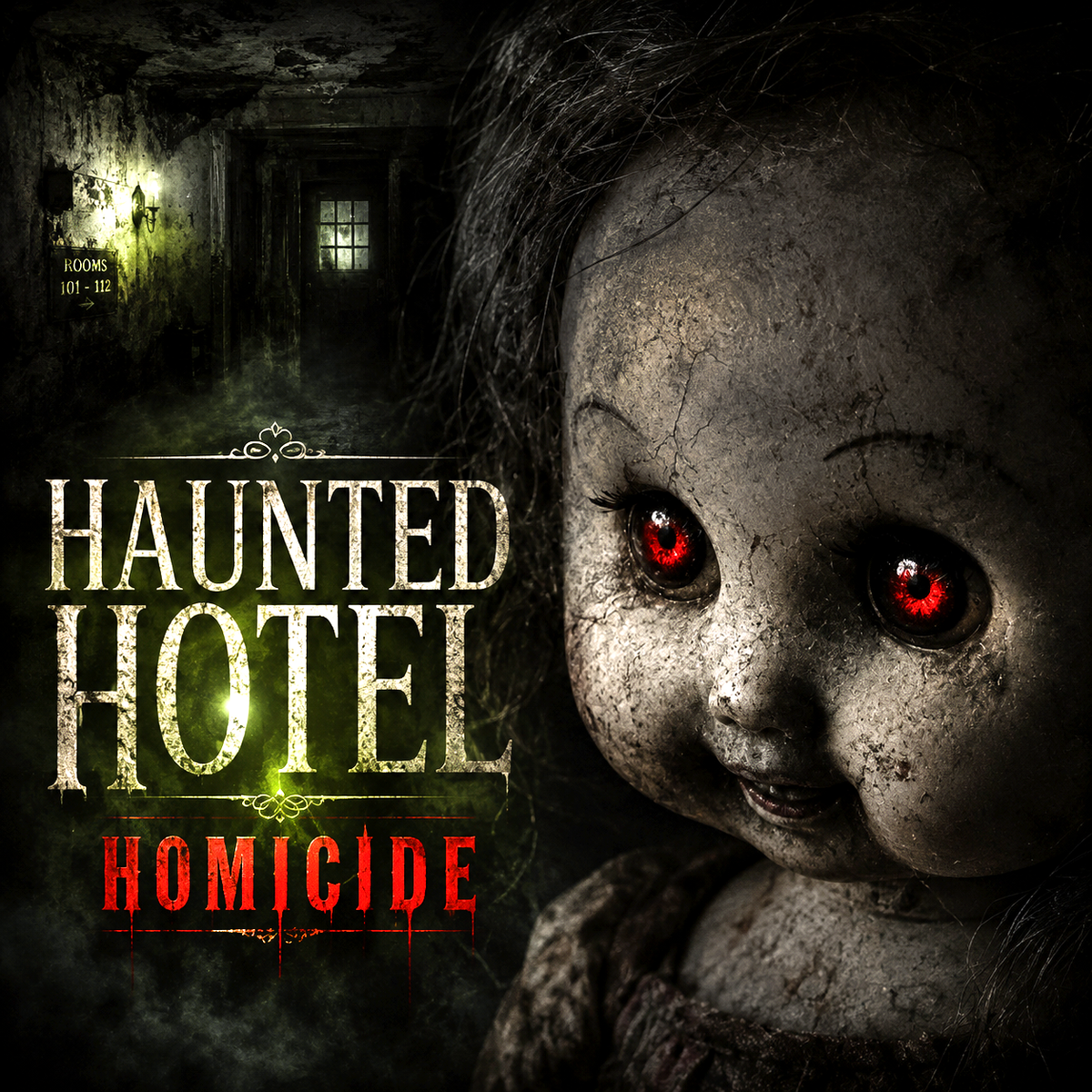 Haunted Hotel Homicide murder mystery party game by My Mystery Party. 