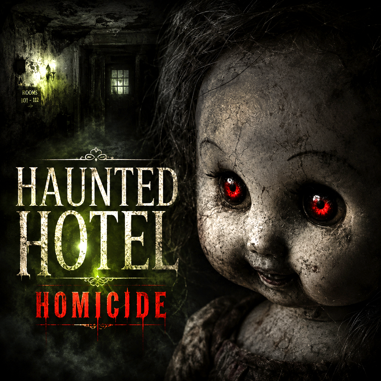 Haunted Hotel Homicide murder mystery party game by My Mystery Party. 
