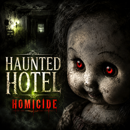 Haunted Hotel Homicide murder mystery party game by My Mystery Party. 