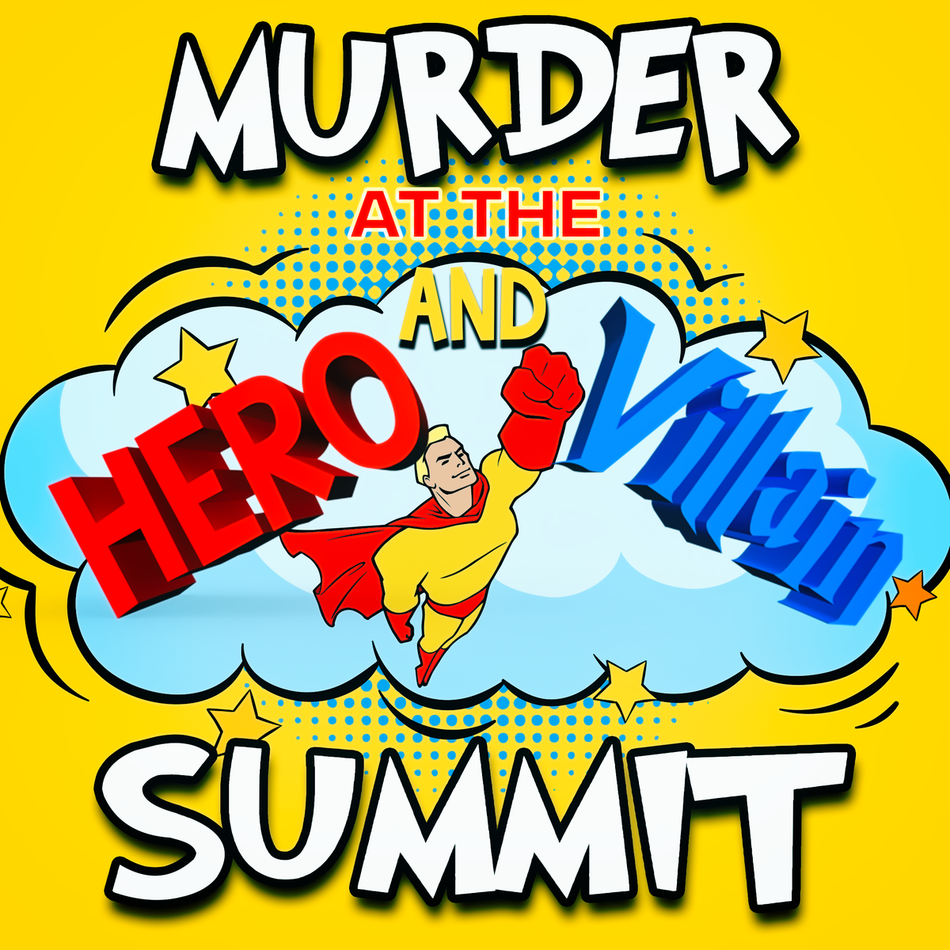 Superhero and Villain murder mystery party game
