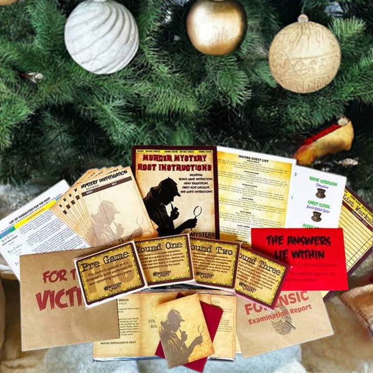 Kringel's Block Party: Christmas Murder Mystery Party Game | Boxed Kit