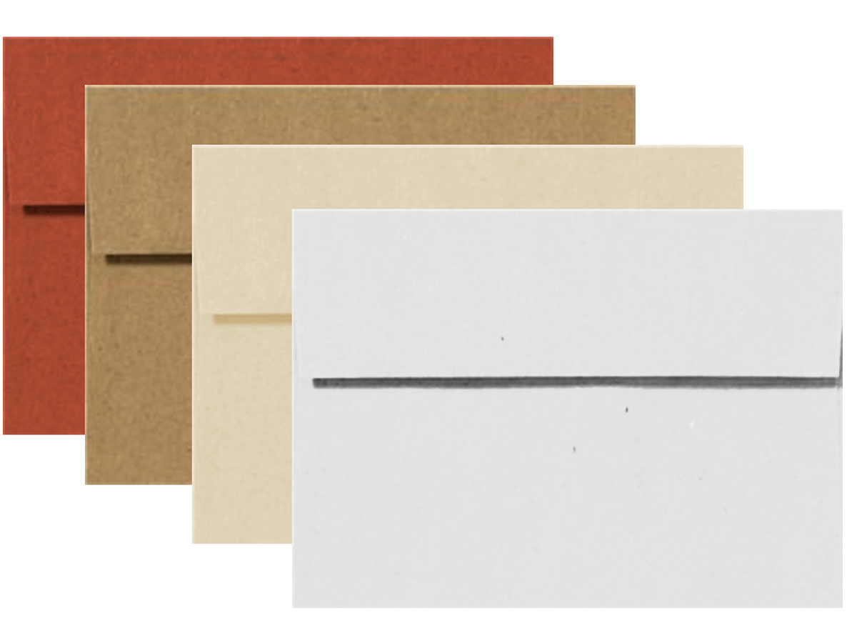 A2 envelopes for murder mystery party clue cards