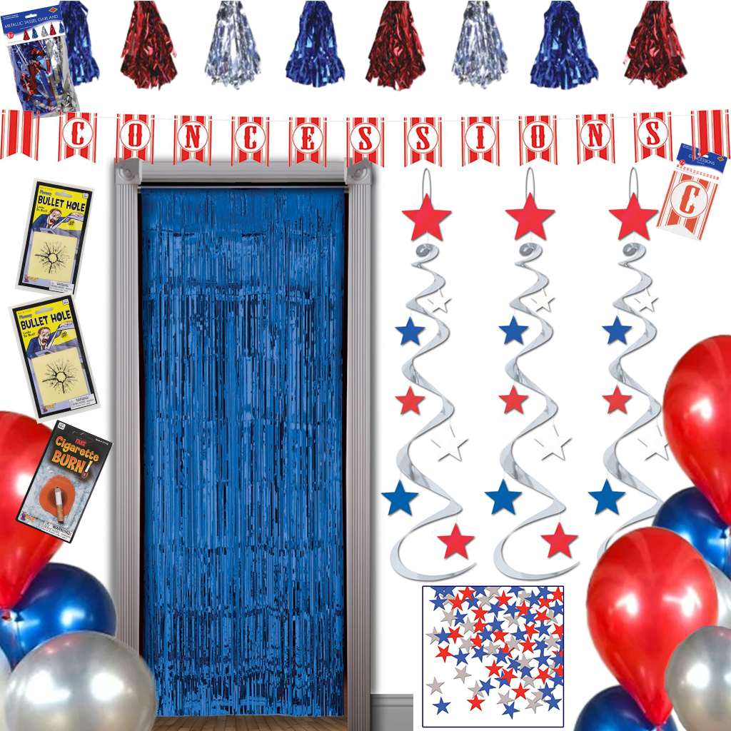 Mullet Fest Decoration Kit for a mystery party game
