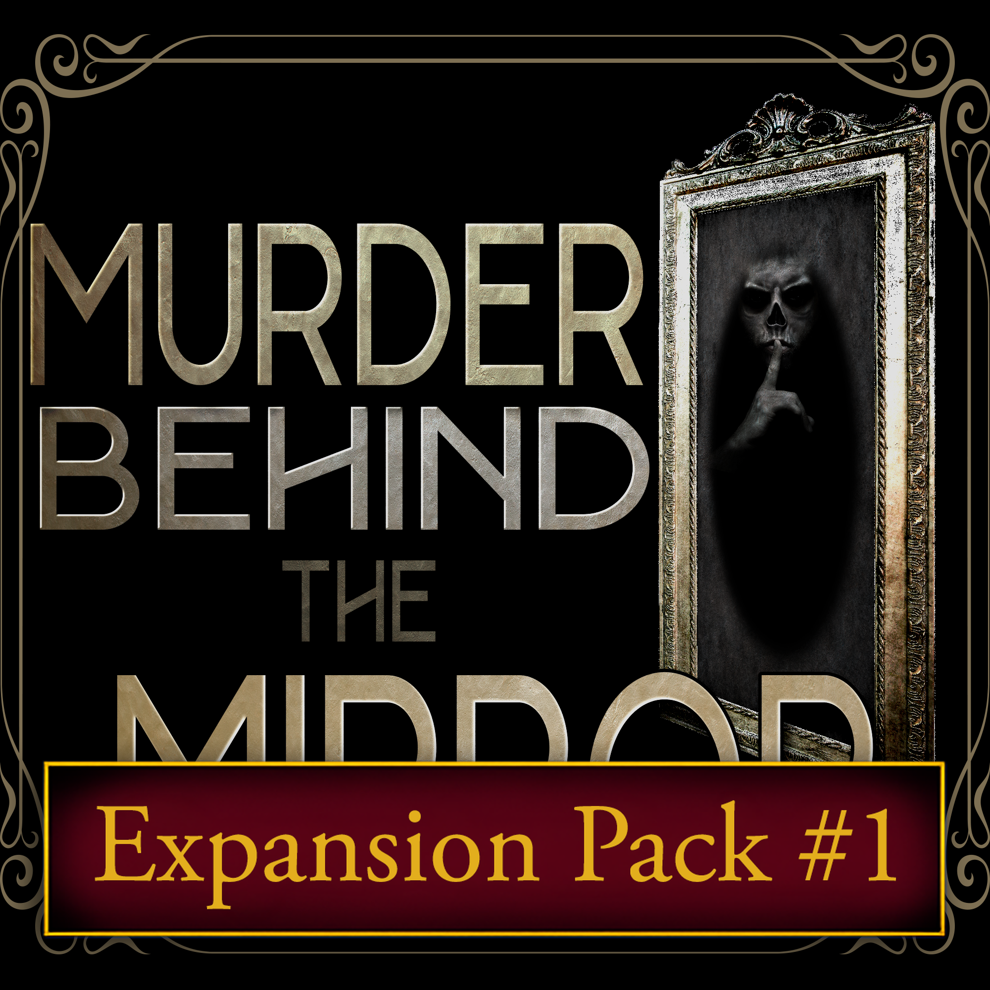 Behind the Mirror murder mystery party expansion pack one.