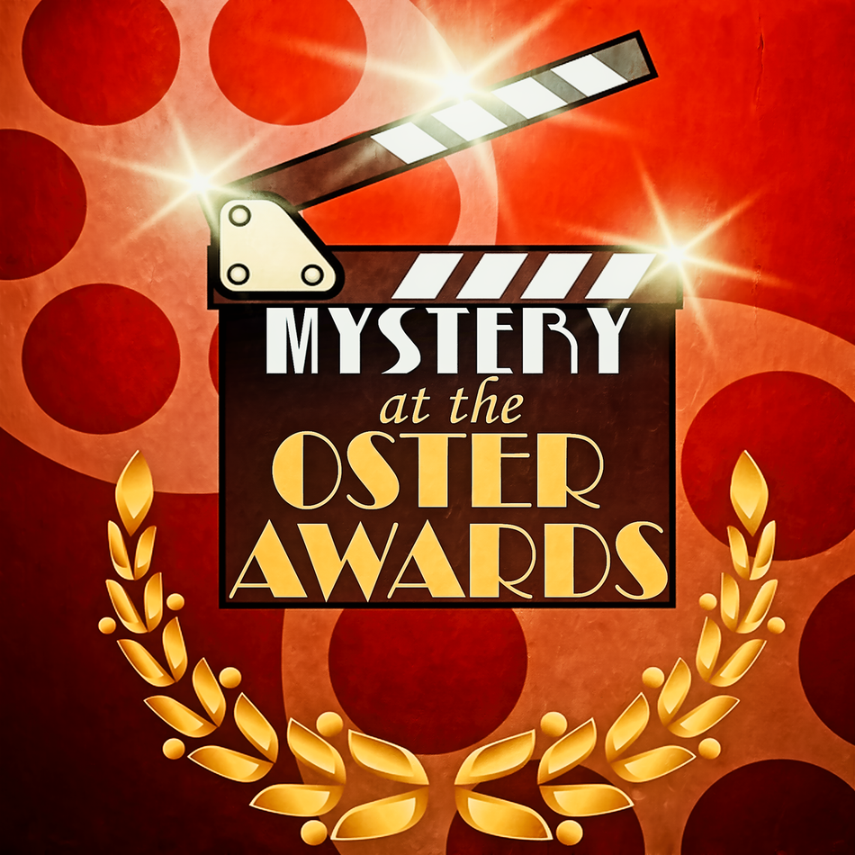 Movie award-themed mystery party game for 11 years and up by My Mystery Party. 