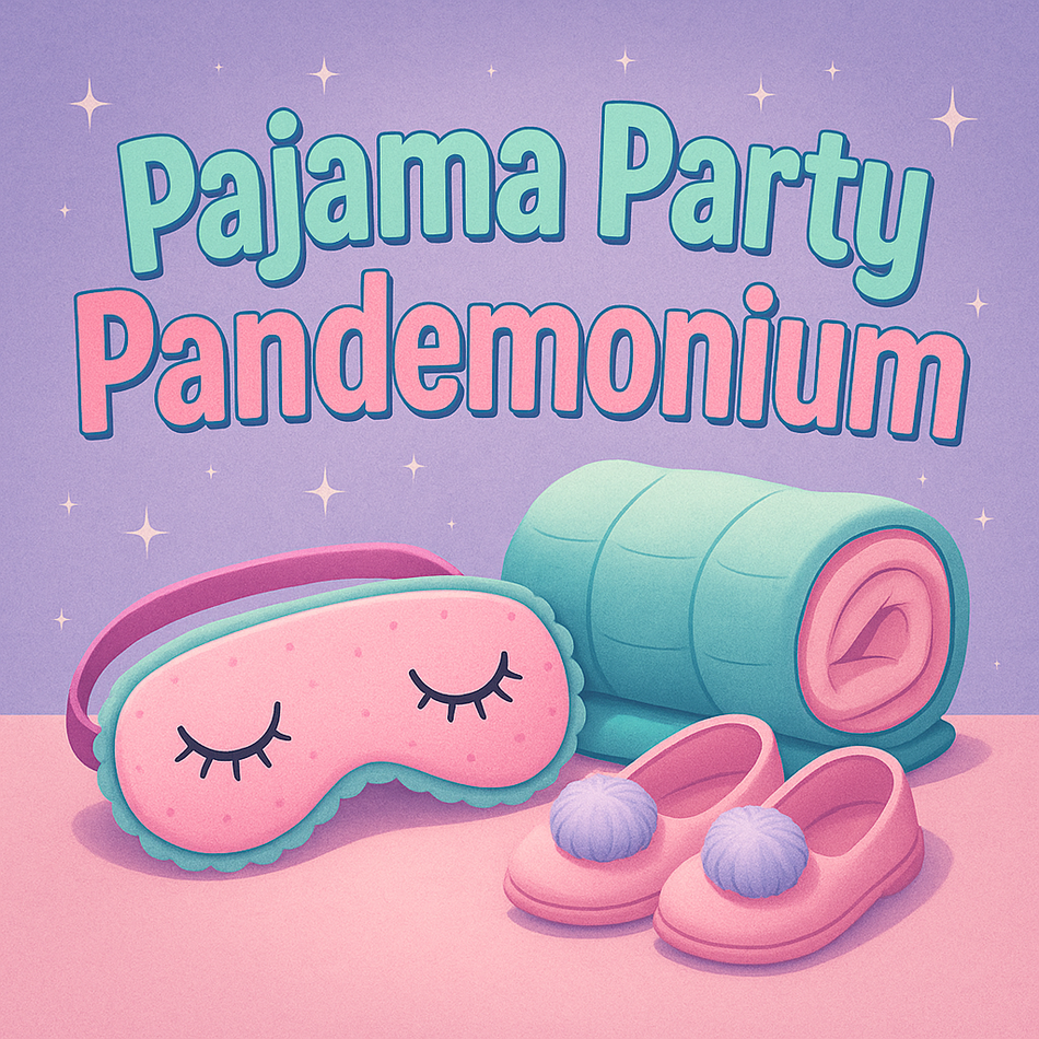 A fun tween mystery party game set at at slumber party. 