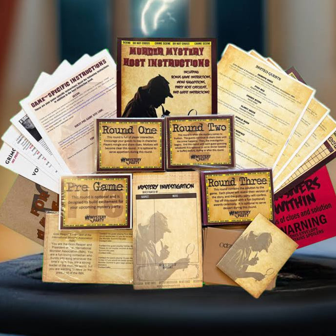 Murder at the Plaza Ritz: Large Group Mystery Party Game | Boxed Kit