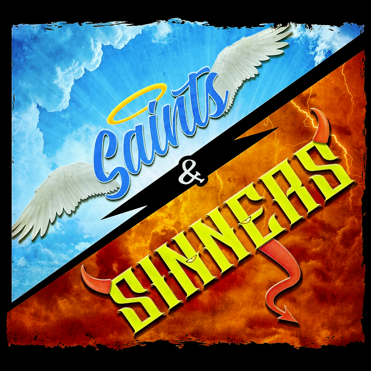 Murder at the Saints & Sinners Party by My Mystery Party. A fun yet sinister murder mystery party game. 