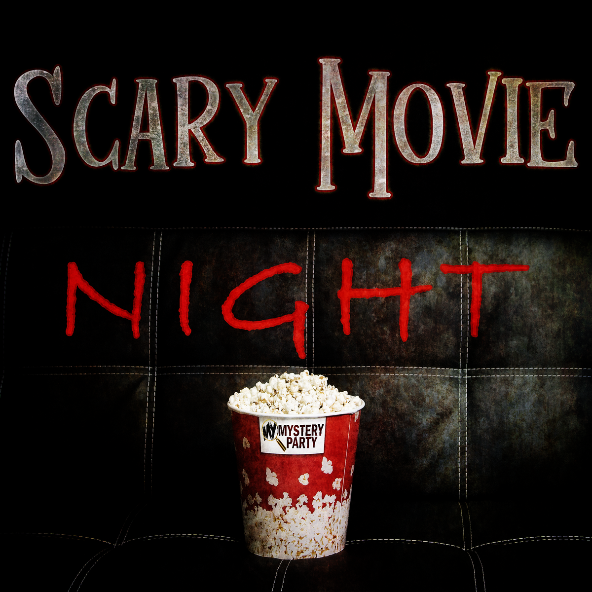 Scary Movie Night - a mystery party boxed set for teens/tweens.
