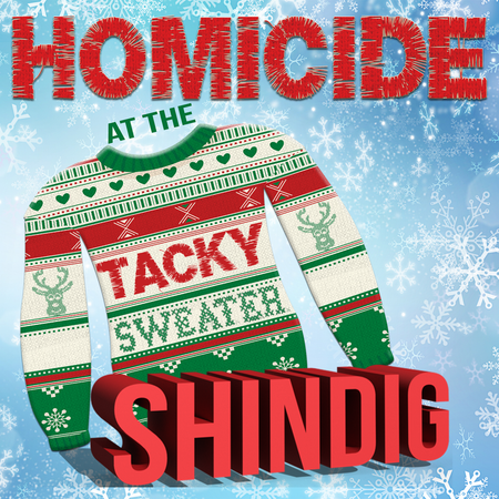 Party pack (boxed set) for the Tacky Sweater mystery party by My Mystery Party