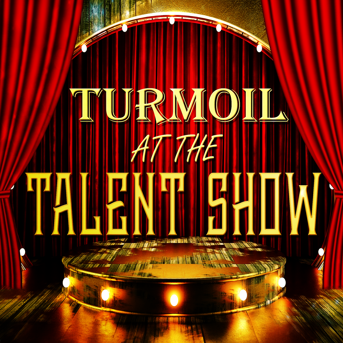 Turmoil at the Talent Show mystery party game.