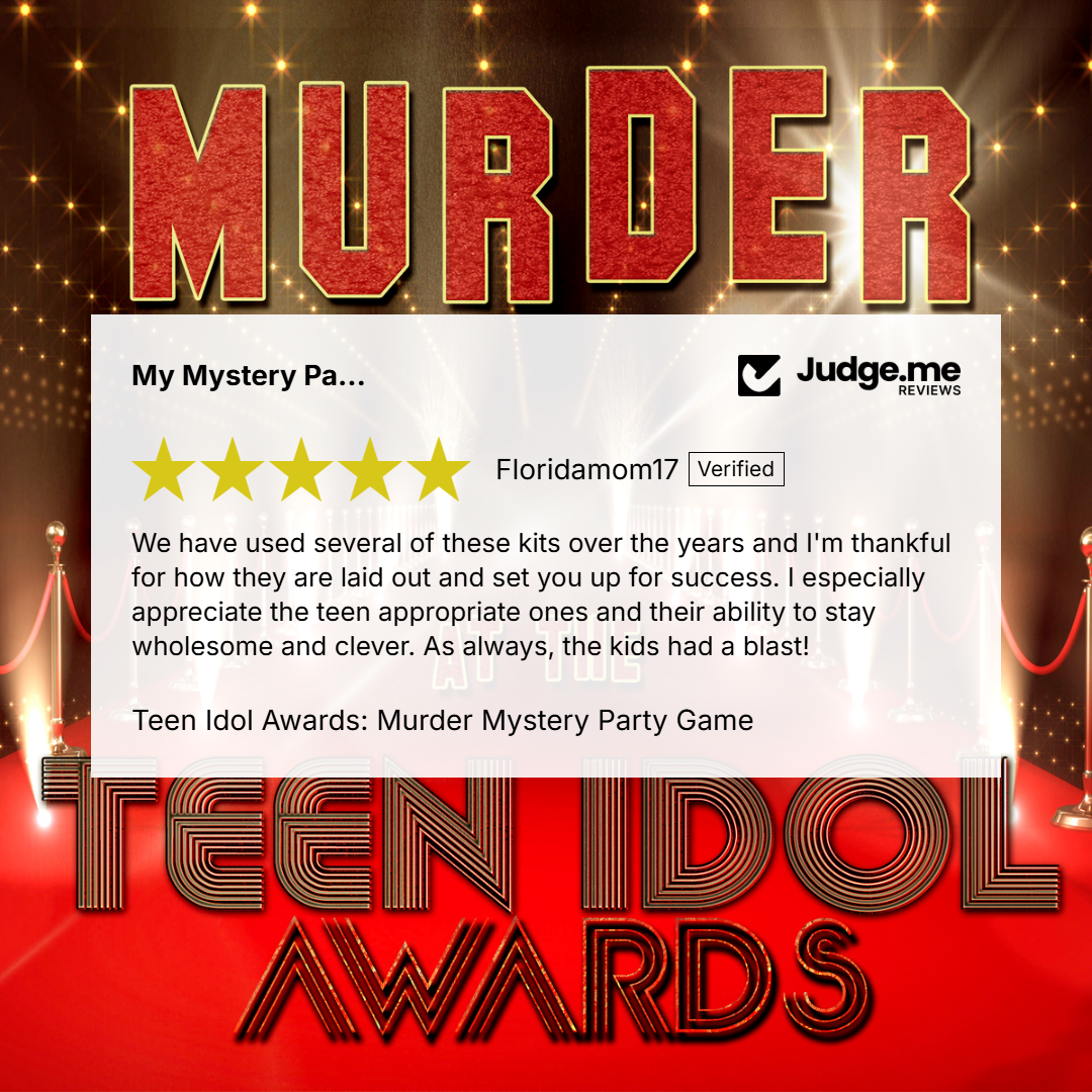 5 star review for the Teen Idol game. 