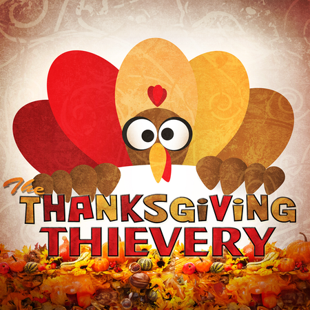 Thanksgiving thievery mystery party game for family fun during Thanksgiving.