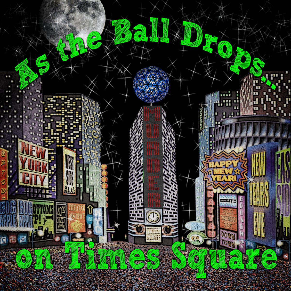 As the Ball Drops boxed set murder mystery party game. 