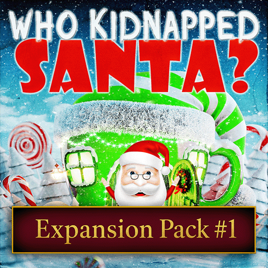 Who Kidnapped Santa virtual mystery party expansion pack.