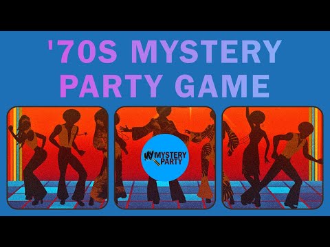 1970s murder mystery party game trailer