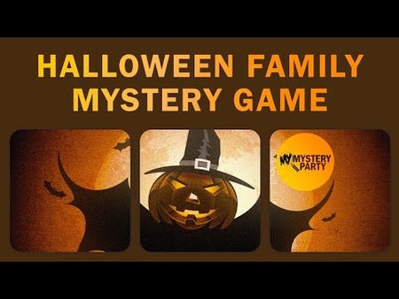 Halloween game trailer for a murder mystery party game