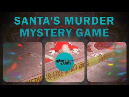 Who Slayed Santa game trailer - a murder mystery party game