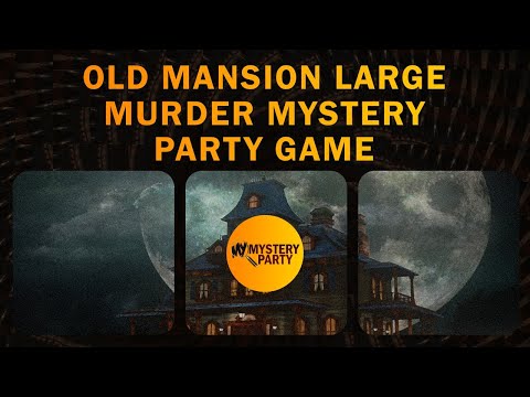  Old Mansion murder mystery party game trailer video