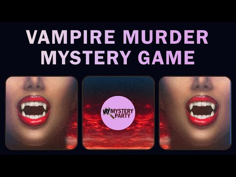 Twilight Vampire murder mystery party game trailer