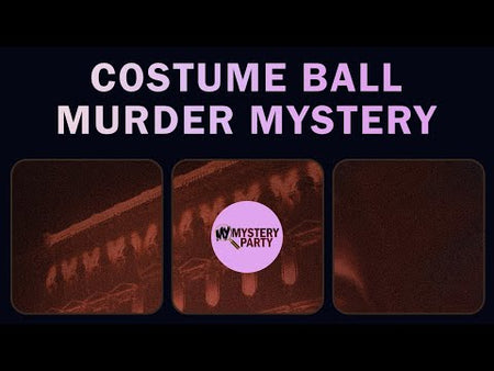 Costume ball  murder mystery party game trailer video
