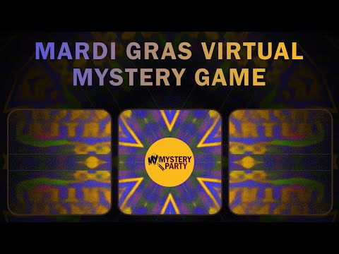 Mardi Gras game trailer for a murder mystery party game
