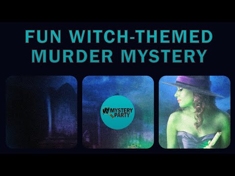 Witch murder mystery party game trailer