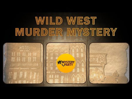 Gravestone Game Trailer - Wild West murder mystery party game