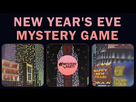 As the Ball Drops NYE murder mystery party game trailer video