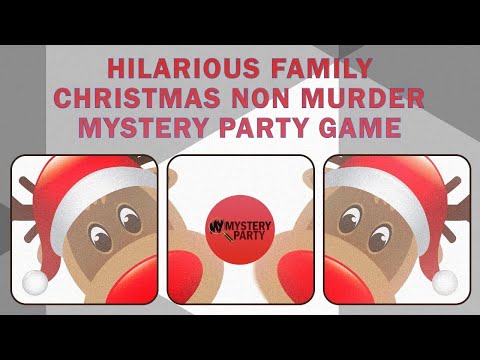 Rudy Reindeer game trailer - a family mystery party game