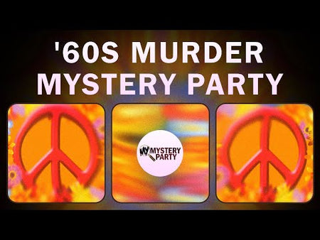 1960s murder mystery party game trailer video