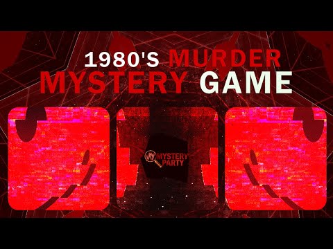 1986 Murder Mystery Party Game Trailer